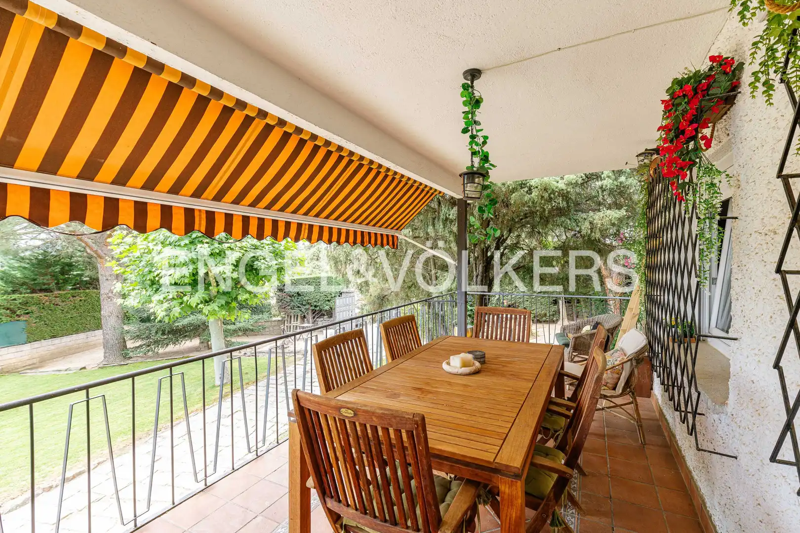 Terrassa de Casa o xalet de lloguer en Becerril de la Sierra amb Aire condicionat, Calefacció i Jardí privat