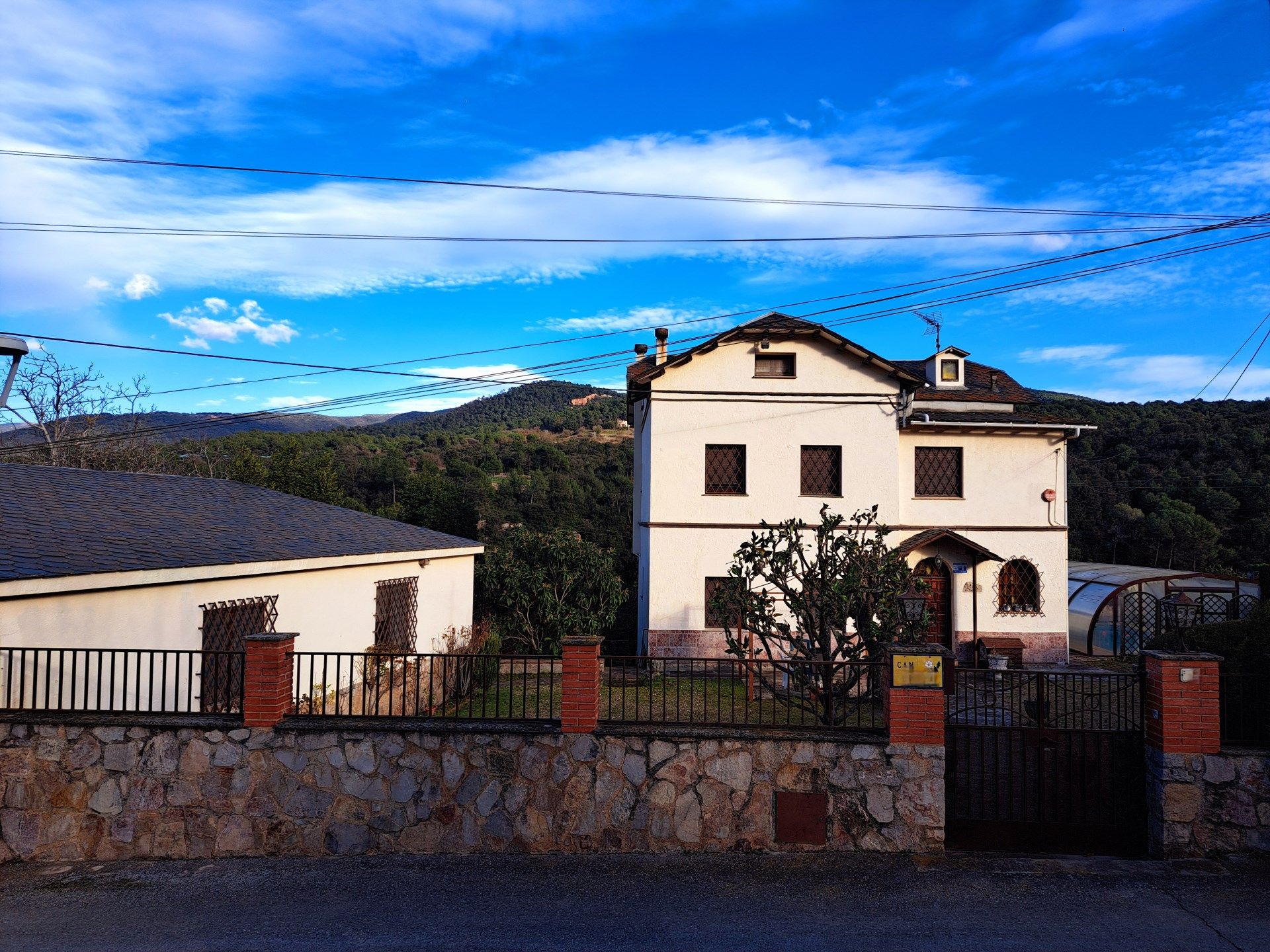 Vista exterior de Casa o chalet en venta en Sant Martí de Centelles con Calefacción, Terraza y Piscina