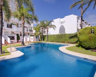 Swimming pool of Attic for sale in Marbella  with Air Conditioner, Terrace and Swimming Pool