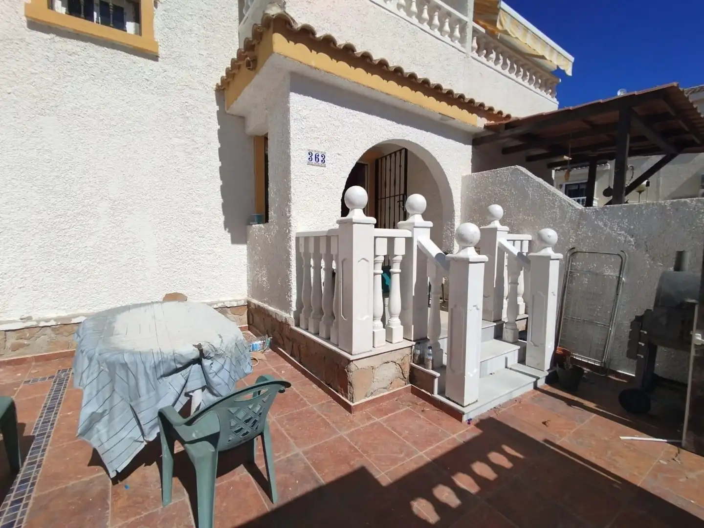 Terrassa de Casa adosada en venda en Santa Pola amb Aire condicionat, Jardí privat i Terrassa
