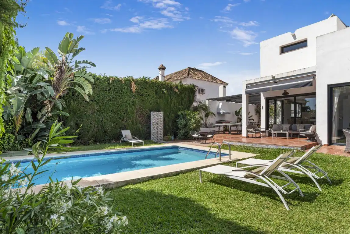 Garden of Houses for sale in Marbella  with Air Conditioner, Private garden and Terrace