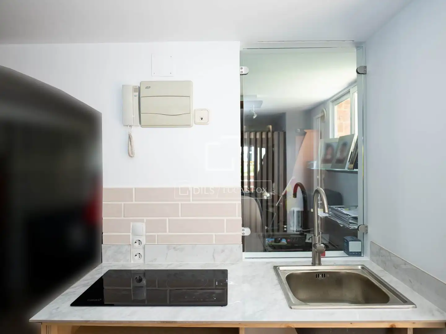 Cocina de Piso de alquiler en Torrelodones con Calefacción, Jardín privado y Piscina