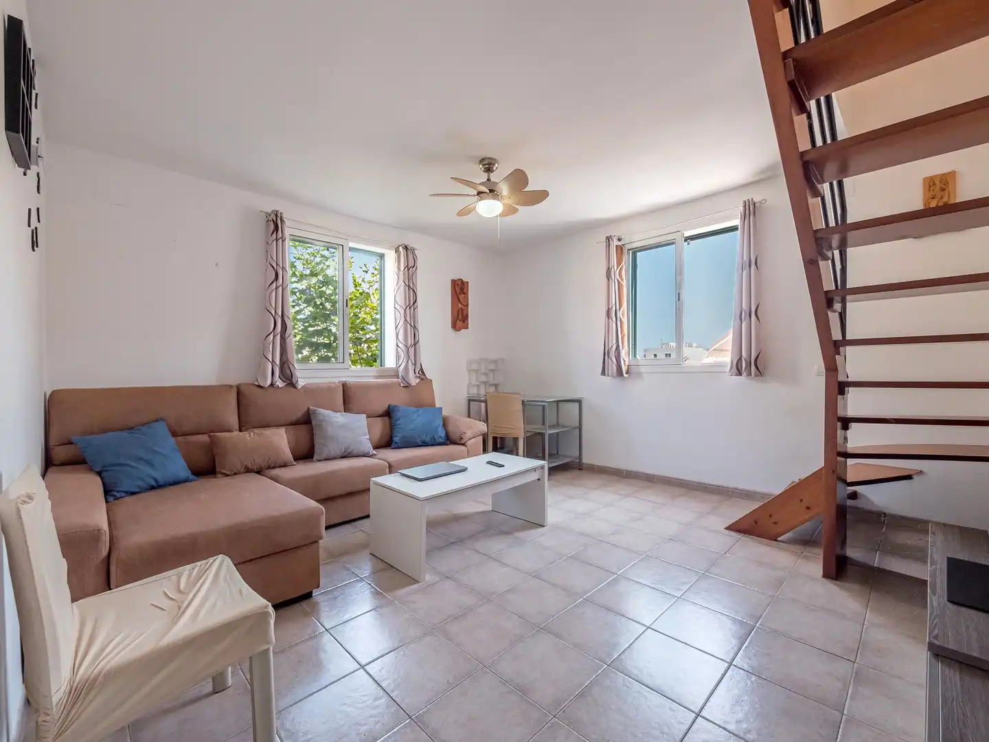 Sala de estar de Piso en venta en Es Castell
