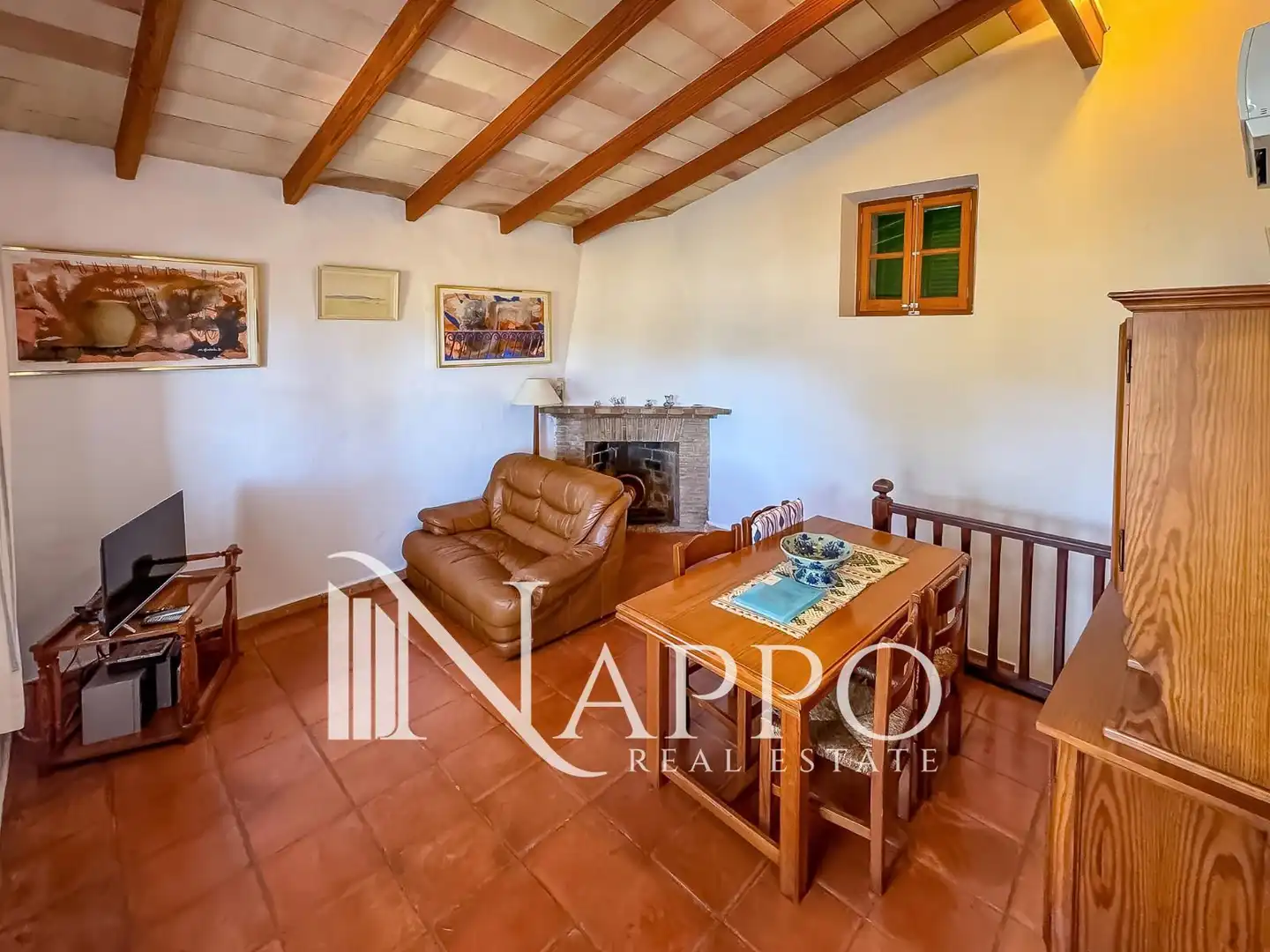 Living room of Houses for sale in Sóller  with Air Conditioner, Storage room and Swimming Pool