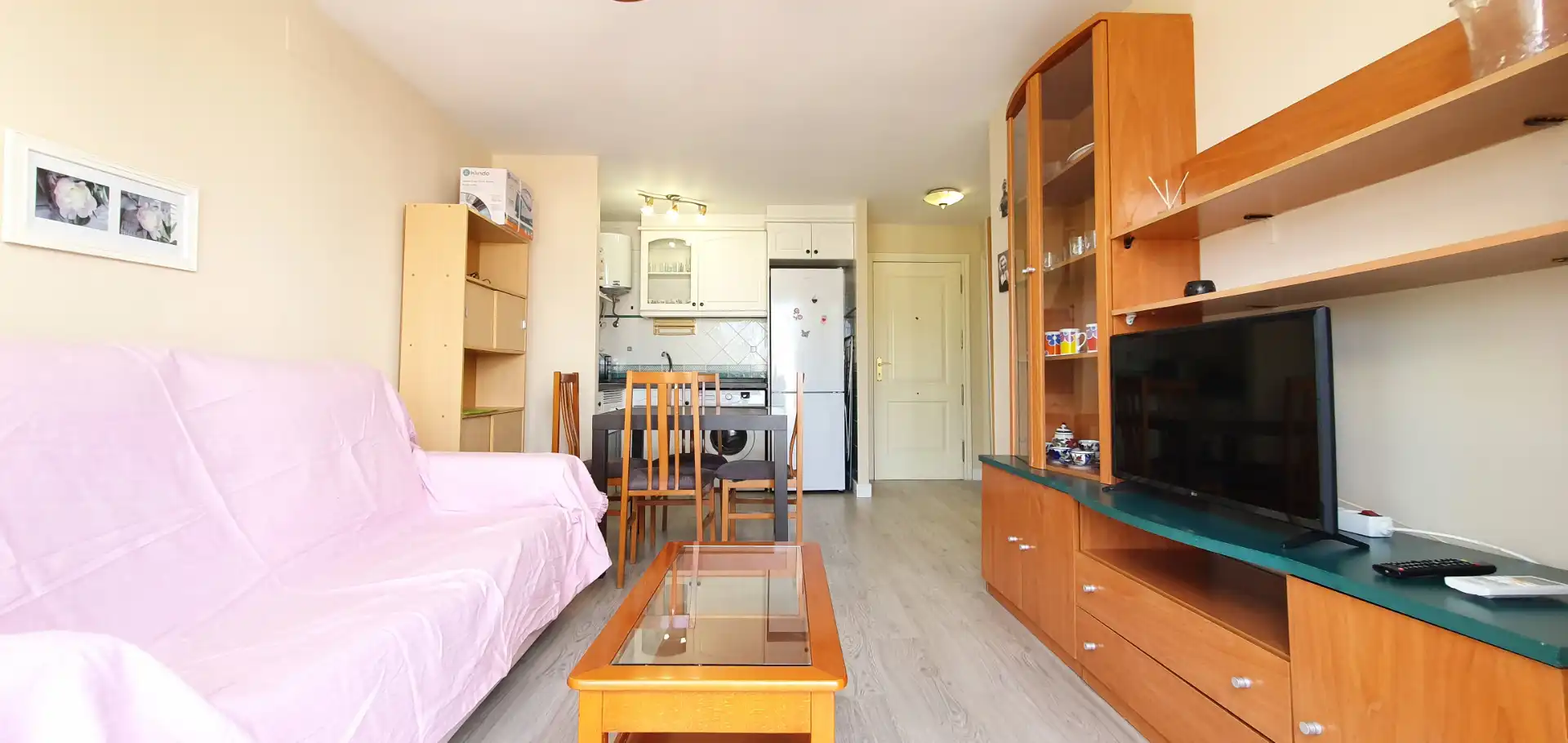 Sala de estar de Apartamento de alquiler en Dénia con Aire acondicionado, Calefacción y Terraza