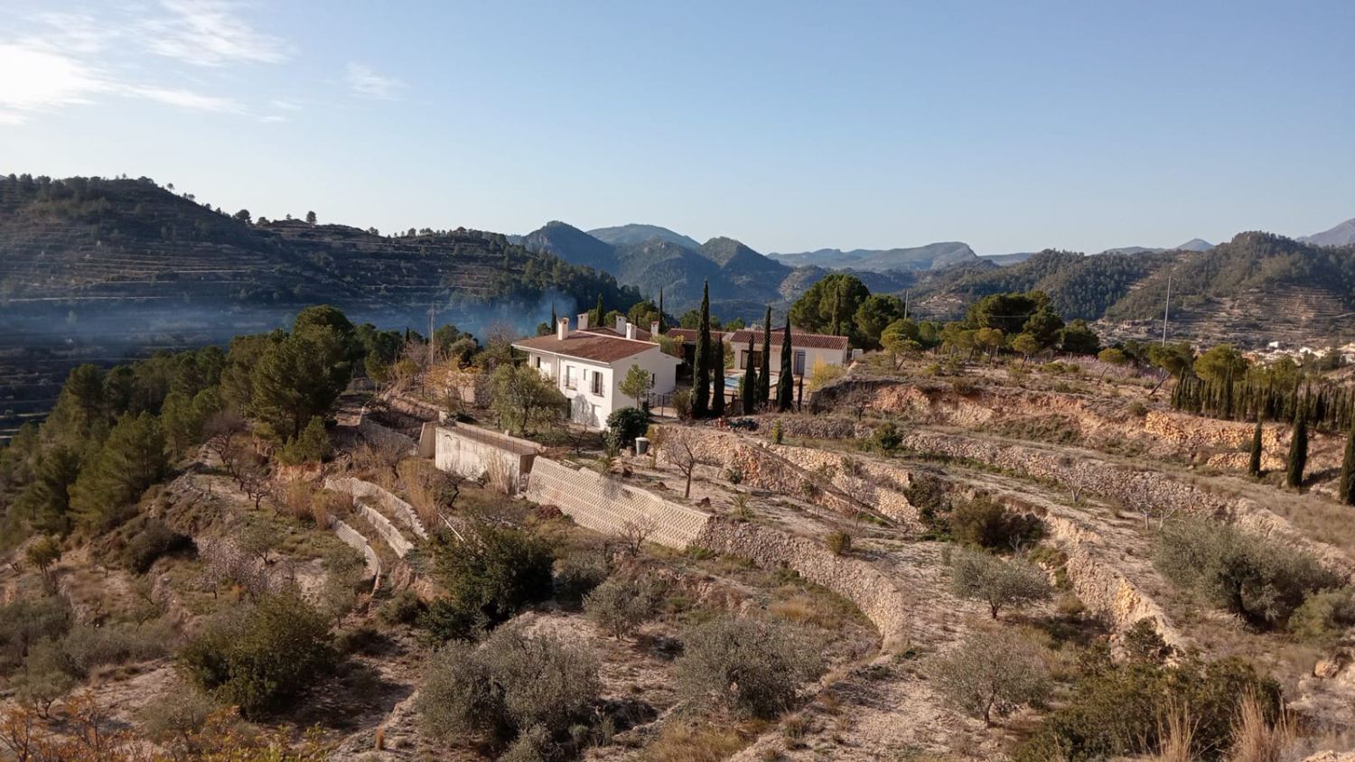 Vista exterior de Casa o xalet en venda en Sella amb Calefacció, Traster i Piscina