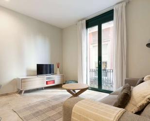 Living room of Apartment to share in  Barcelona Capital  with Air Conditioner and Terrace