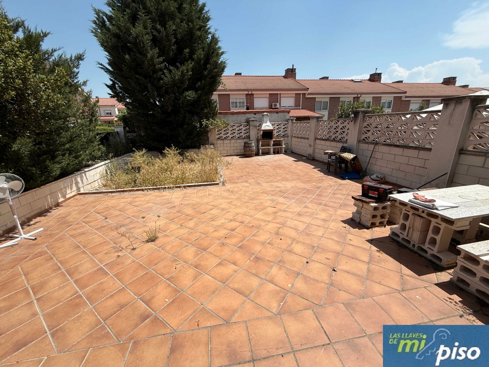 Jardí de Casa adosada en venda en Boecillo amb Calefacció, Jardí privat i Parquet