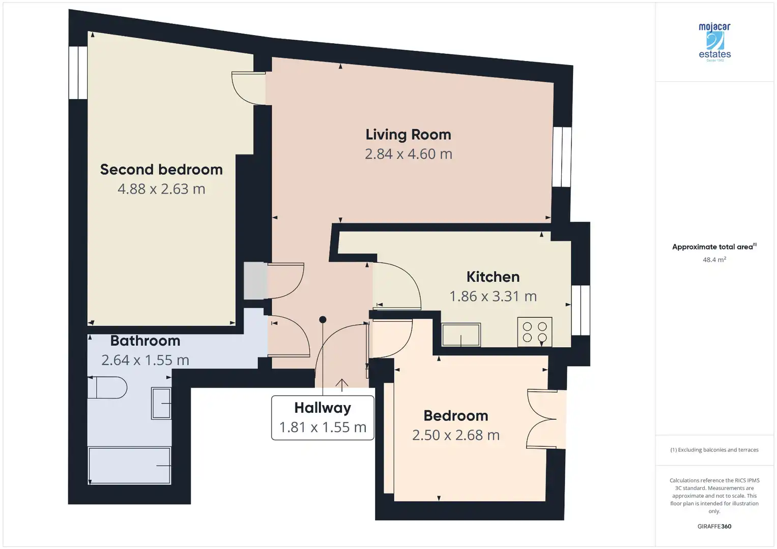 Apartamento en venta en Mojácar con Aire acondicionado, Terraza y Amueblado