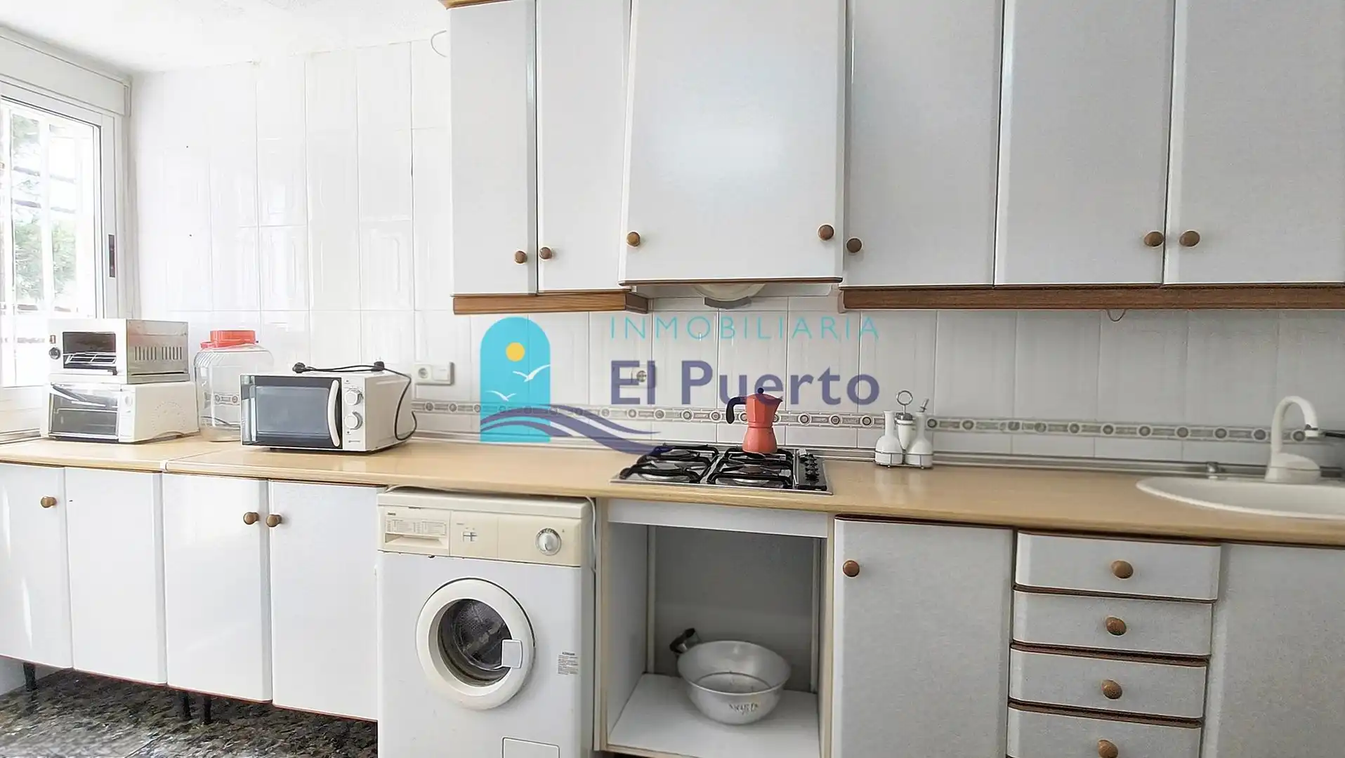 Cocina de Casa o chalet en venta en Mazarrón con Jardín privado, Terraza y Amueblado