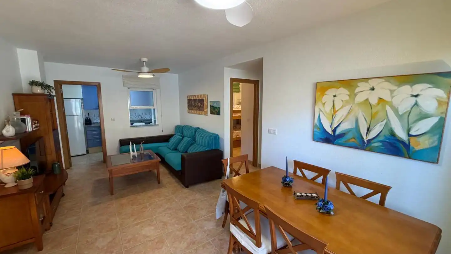 Sala de estar de Apartamento en venta en La Manga del Mar Menor con Aire acondicionado, Terraza y Trastero
