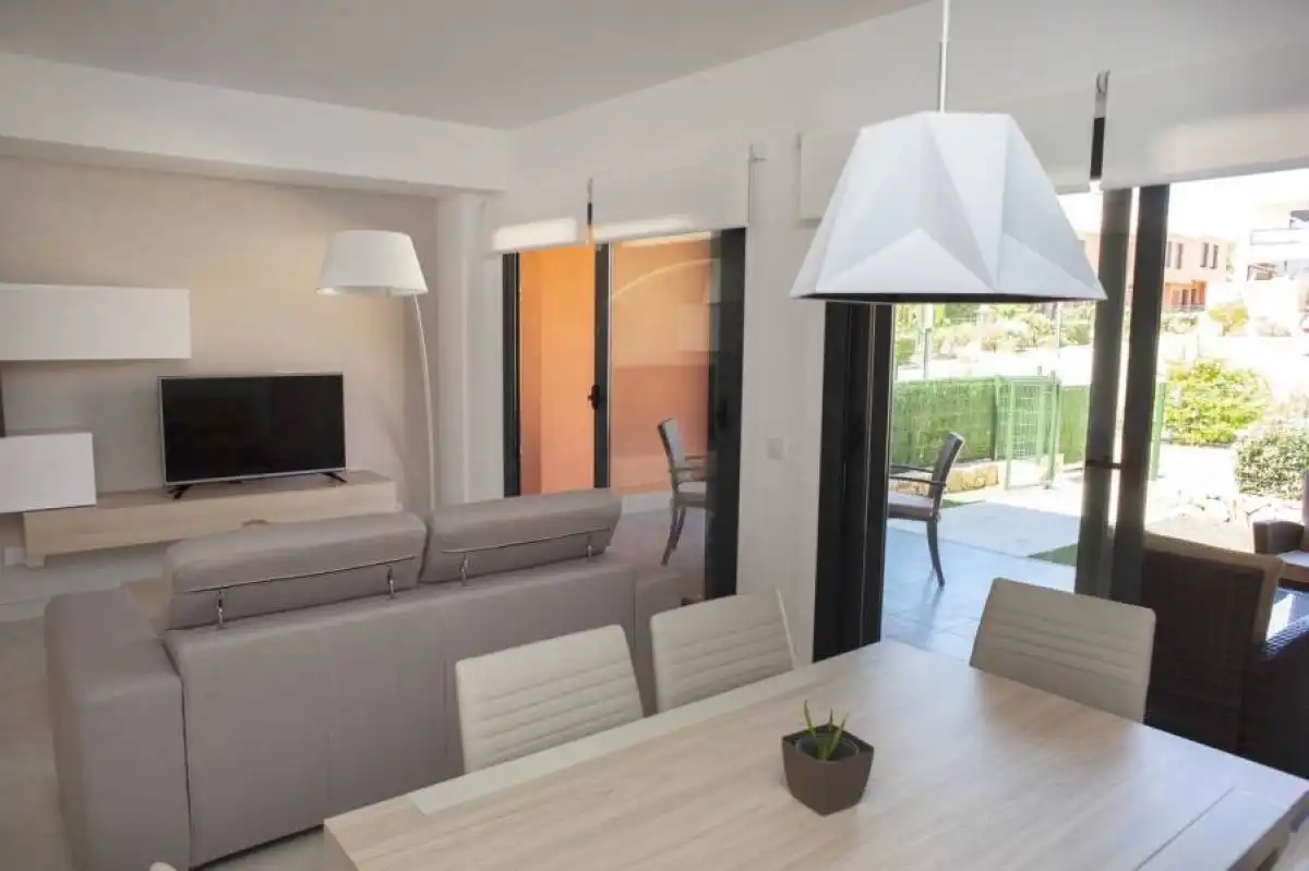 Sala de estar de Piso en venta en Elche / Elx con Aire acondicionado, Jardín privado y Parquet