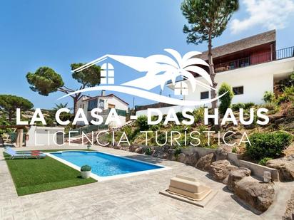 Exterior view of House or chalet for sale in Maçanet de la Selva  with Air Conditioner, Terrace and Swimming Pool