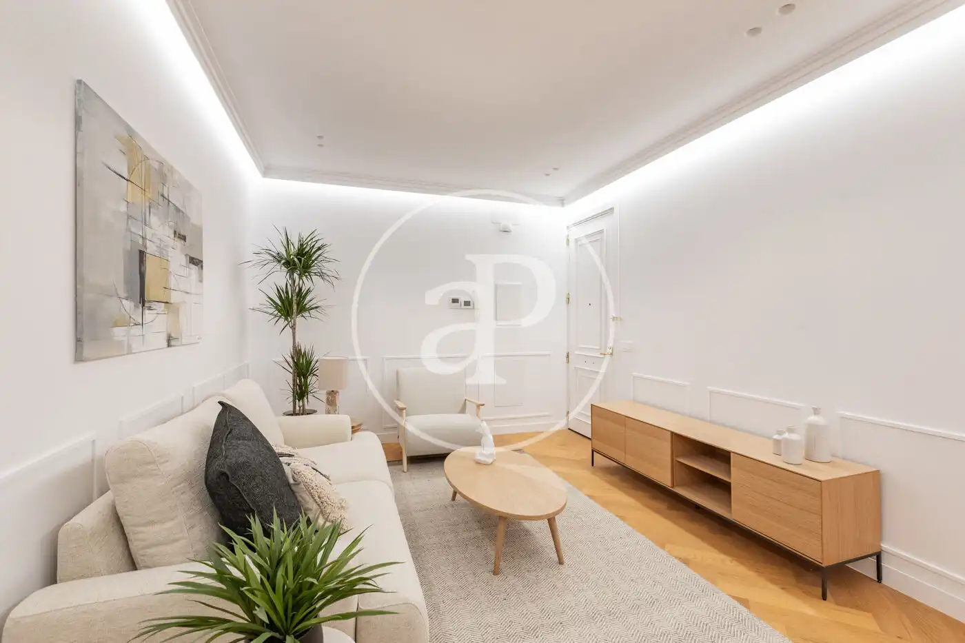 Sala de estar de Piso en venta en Madrid con Aire acondicionado, Calefacción y Amueblado