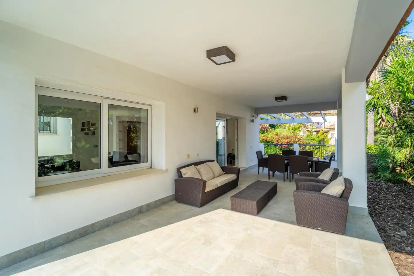 Terrassa de Casa o xalet en venda en Sotogrande amb Aire condicionat, Jardí privat i Terrassa