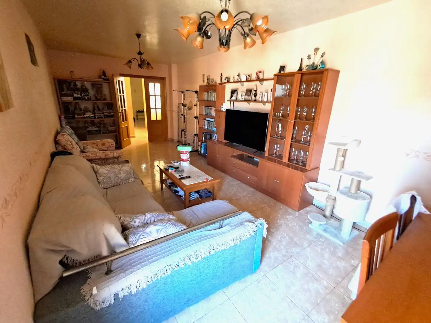 Wohnzimmer von Wohnung zum Verkauf in Águilas mit Terrasse, Möbliert und Balkon