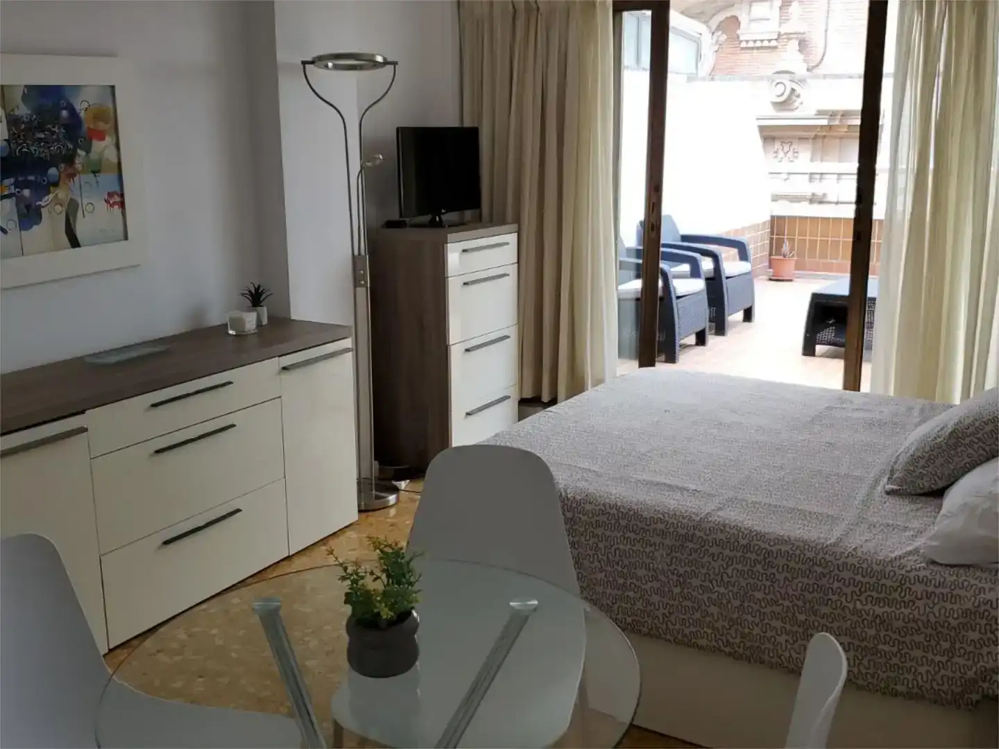 Living room of Flat for rent in El Pla del Real