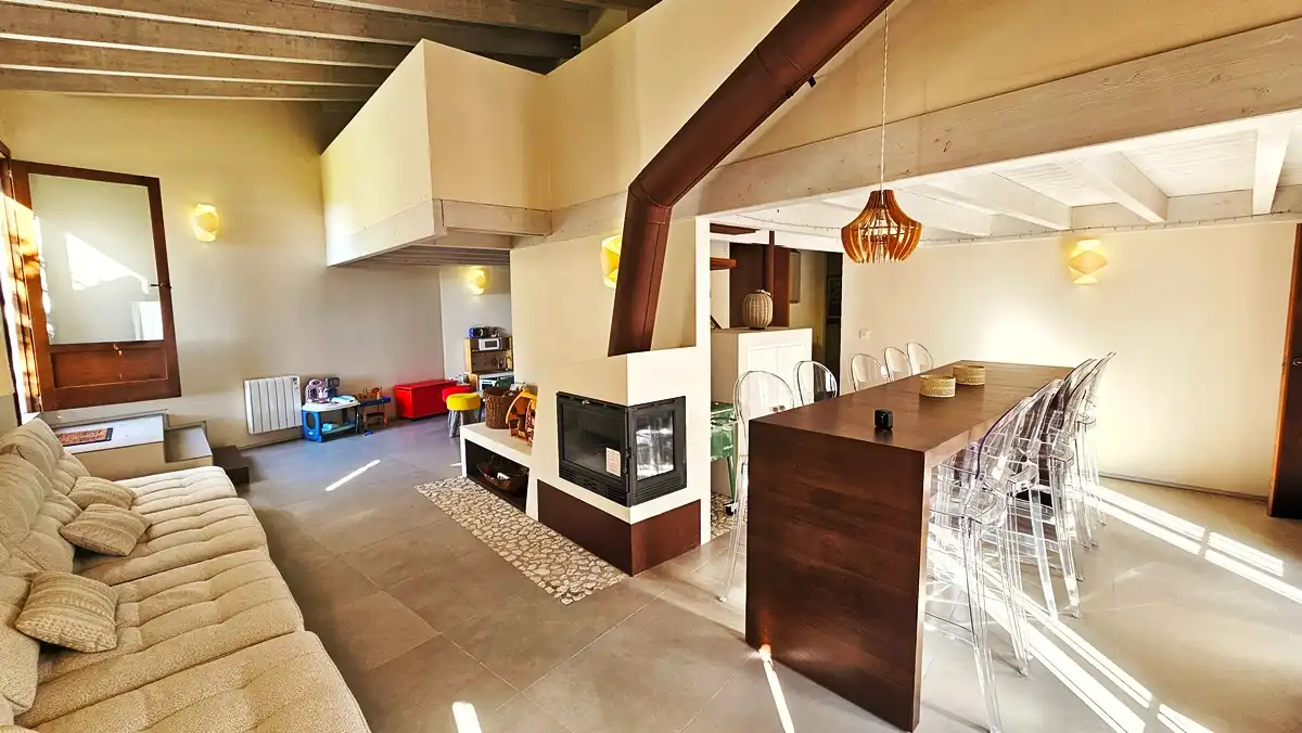 Living room of Houses for sale in Alájar  with Heating, Private garden and Terrace