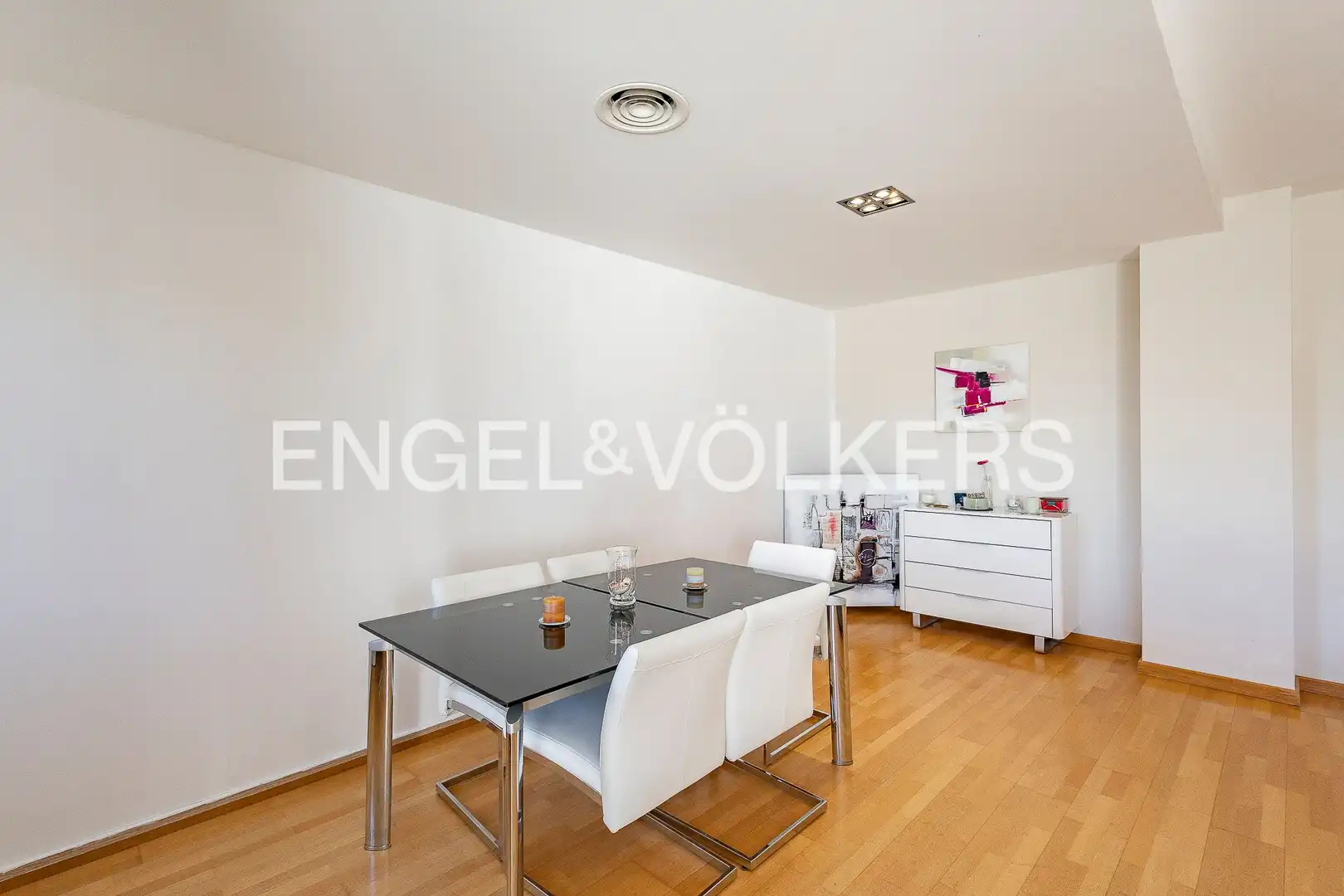 Esszimmer von Wohnung zum Verkauf in Sitges mit Klimaanlage, Heizung und Parkett