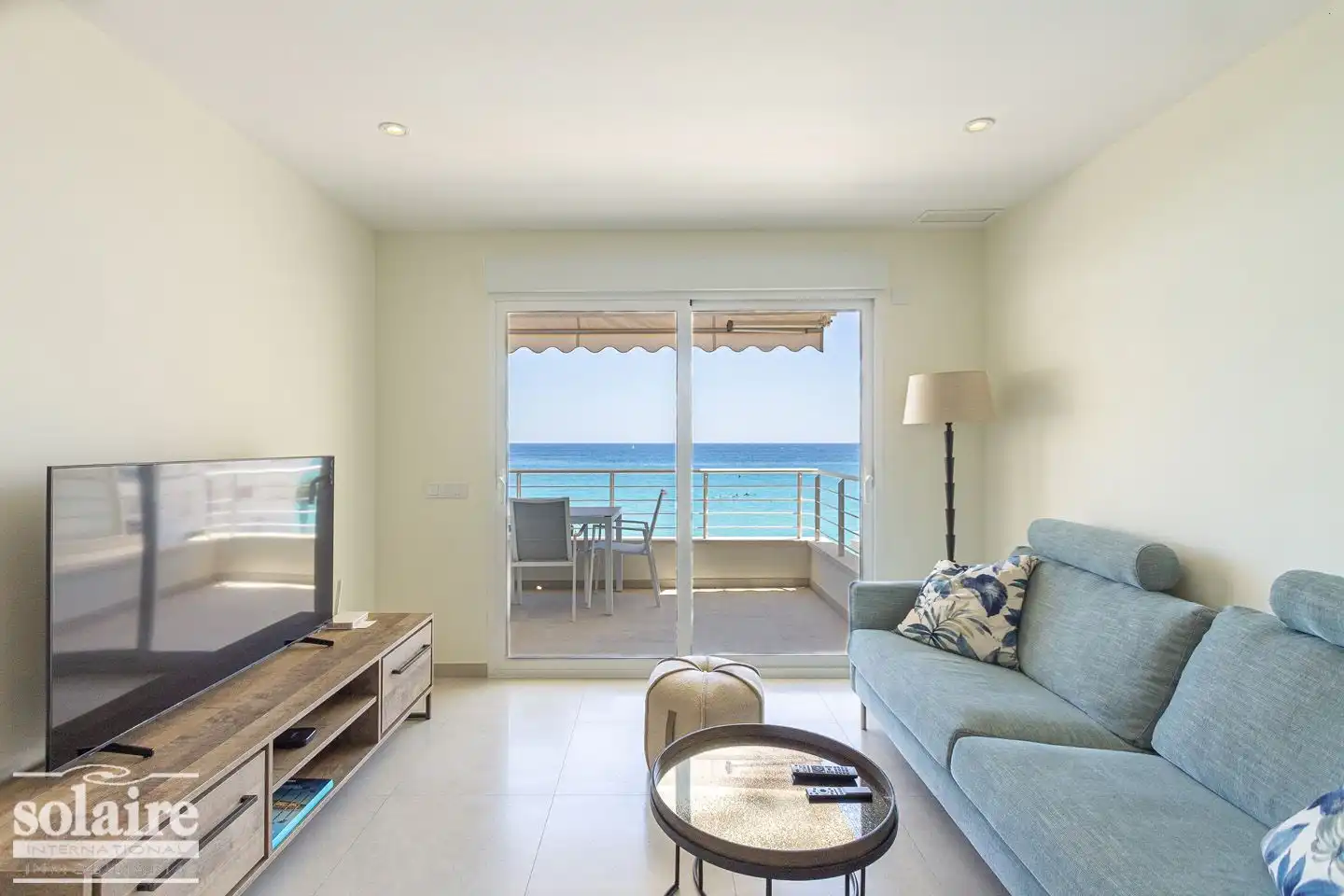 Sala d'estar de Apartament de lloguer en Altea amb Aire condicionat, Calefacció i Terrassa