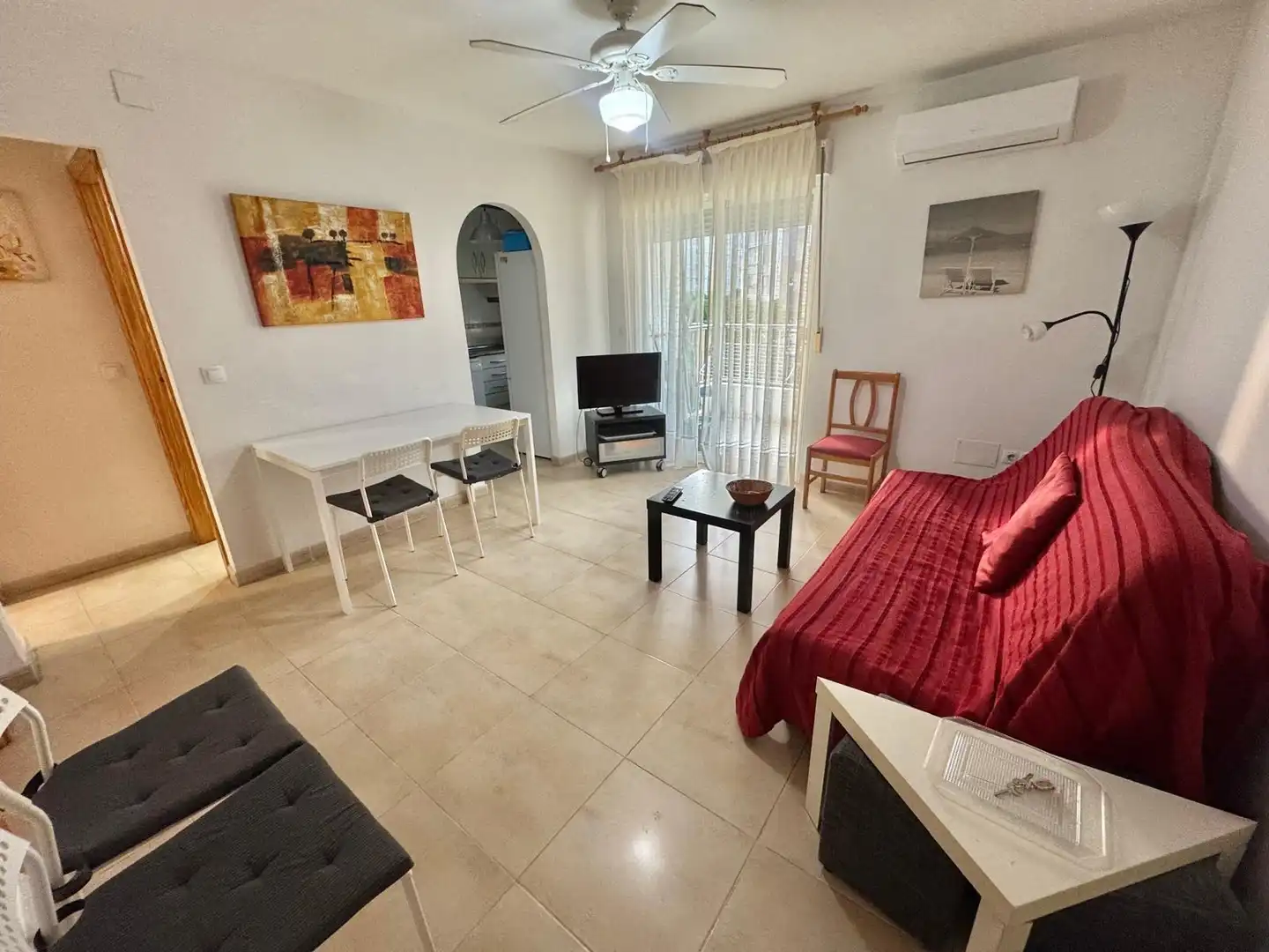 Sala d'estar de Pis en venda en Benidorm amb Aire condicionat, Calefacció i Terrassa