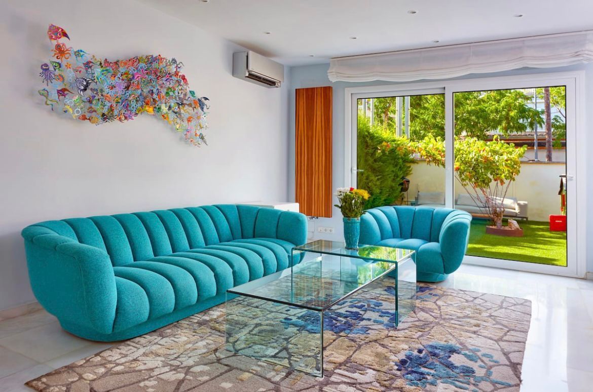 Living room of House or chalet to rent in Castelldefels  with Air Conditioner, Heating and Private garden