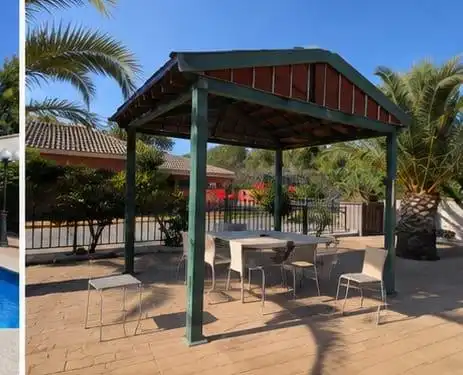 Terrace of Country homes for sale in Sax  with Private garden, Storage room and Swimming Pool