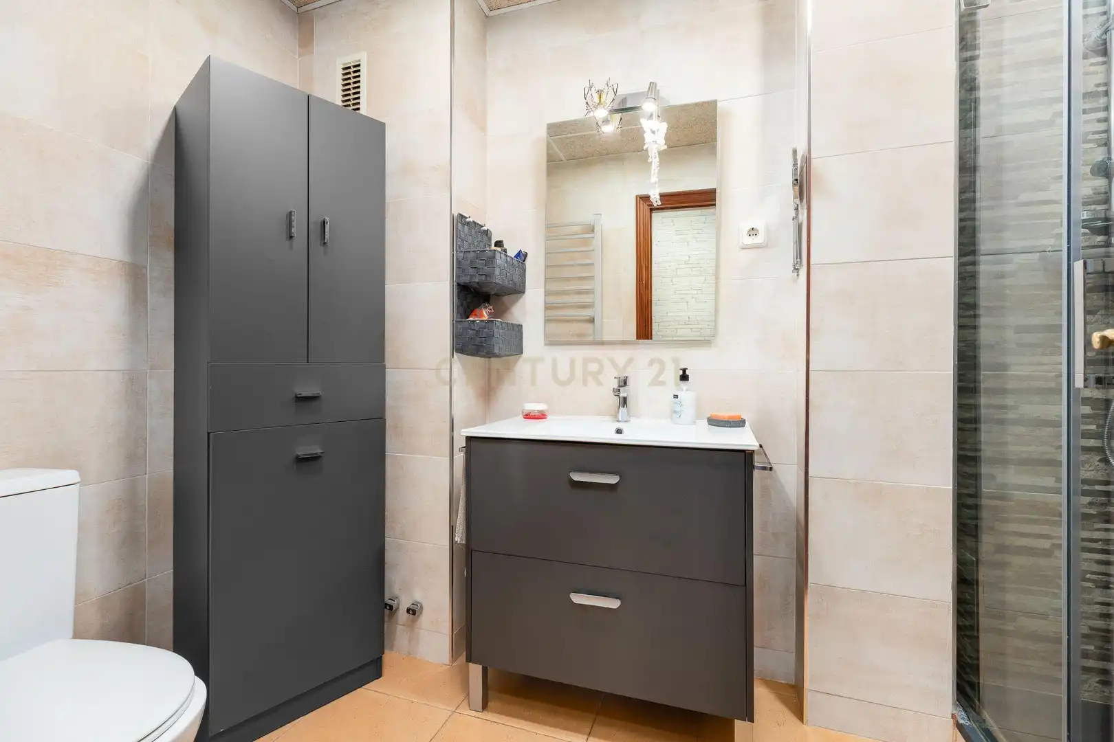 Badezimmer von Wohnungen zum Verkauf in Les Franqueses del Vallès mit Klimaanlage, Abstellraum und Balkon