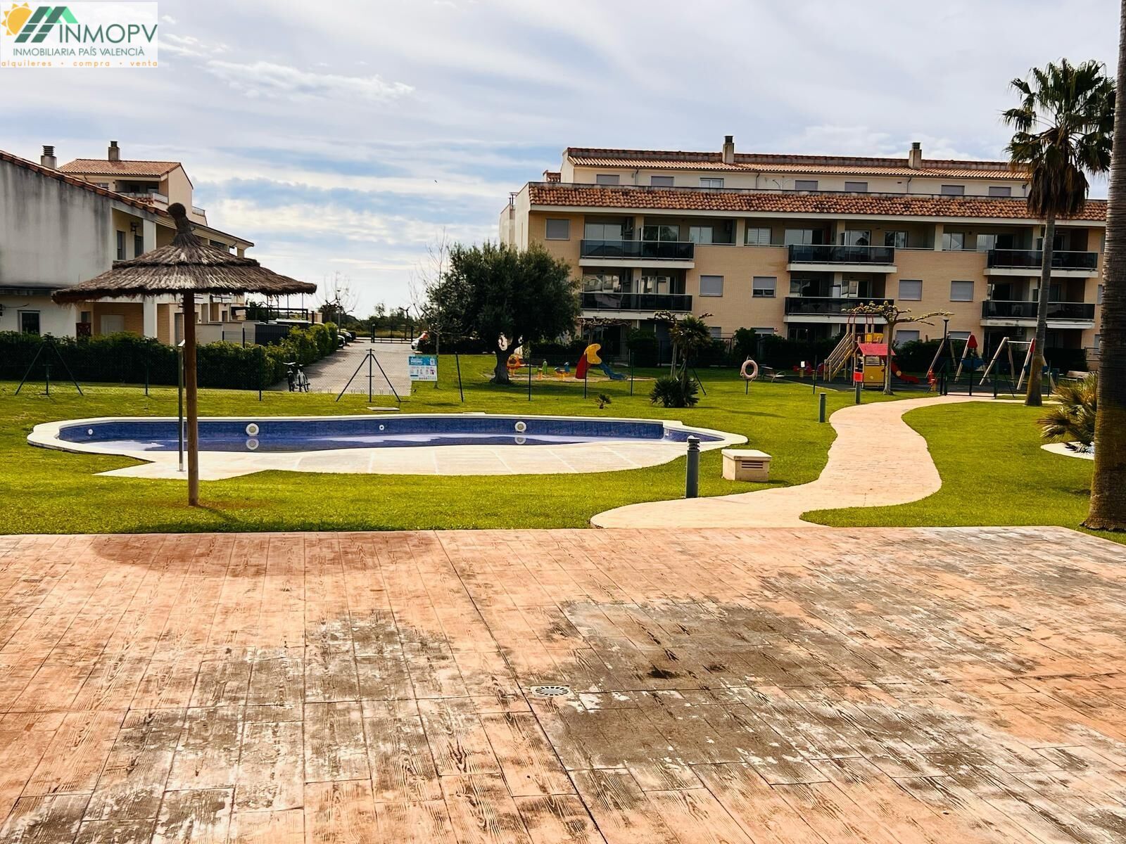 Swimming pool of Planta baja for sale in San Jorge / Sant Jordi  with Air Conditioner, Heating and Private garden
