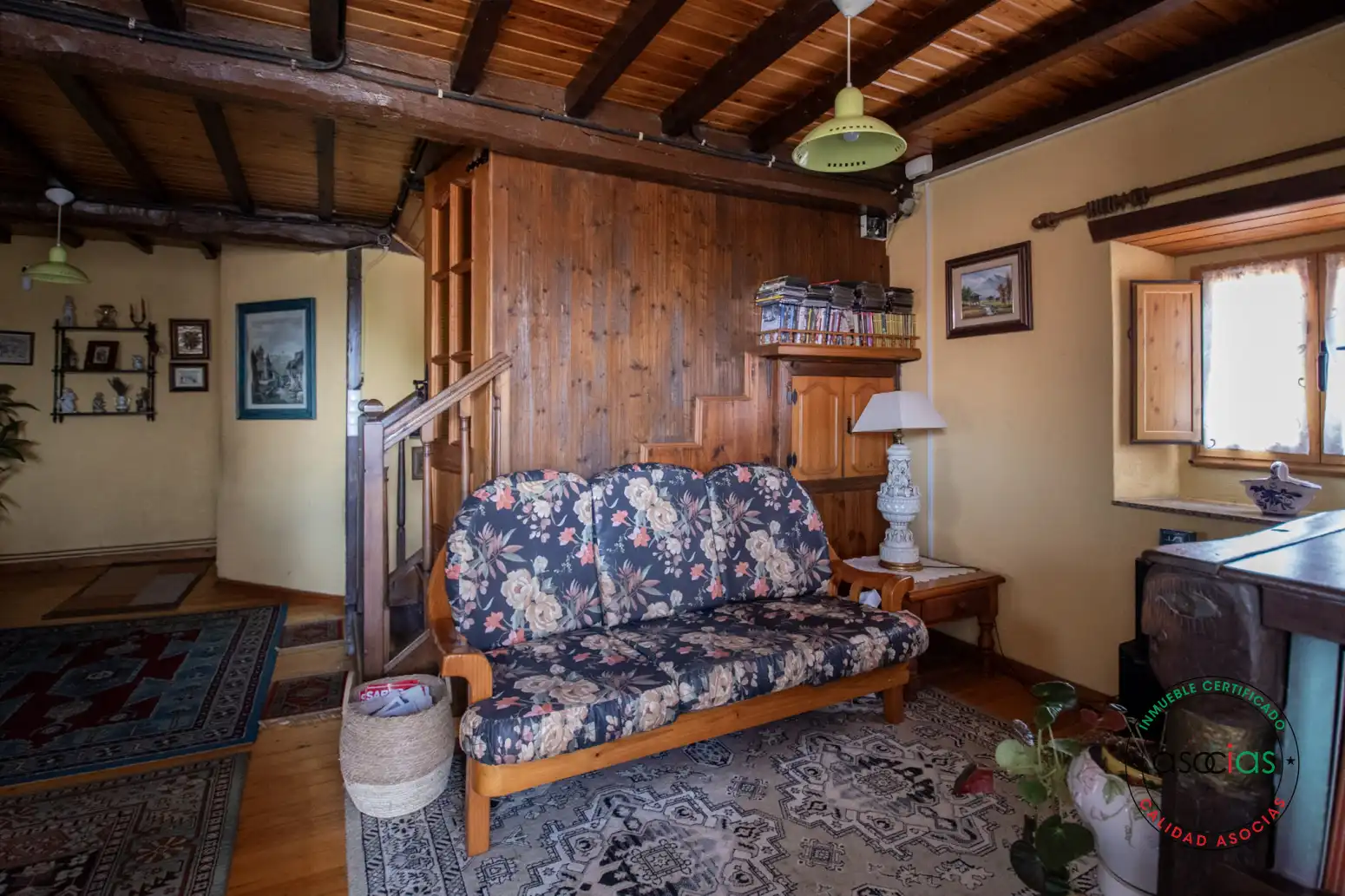 Sala de estar de Casa o chalet en venta en Colunga con Calefacción, Jardín privado y Parquet