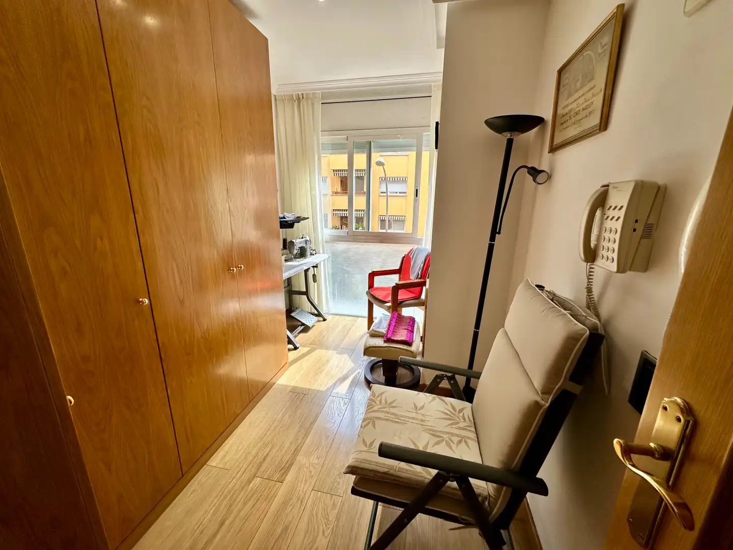 Bedroom of Flat for sale in Girona  with Heating, Furnished and Balcony