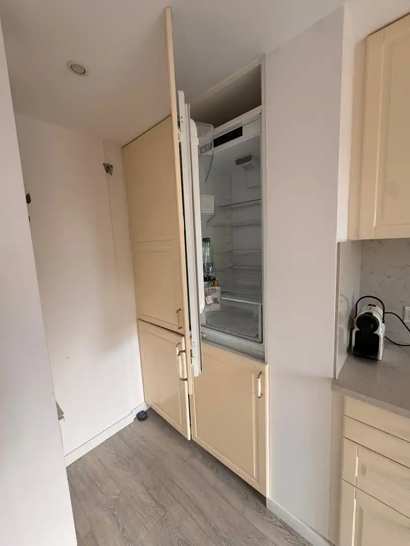 Cocina de Apartamento de alquiler en Castell d'Aro, Platja d'Aro i s'Agaró con Jardín privado, Piscina y Horno
