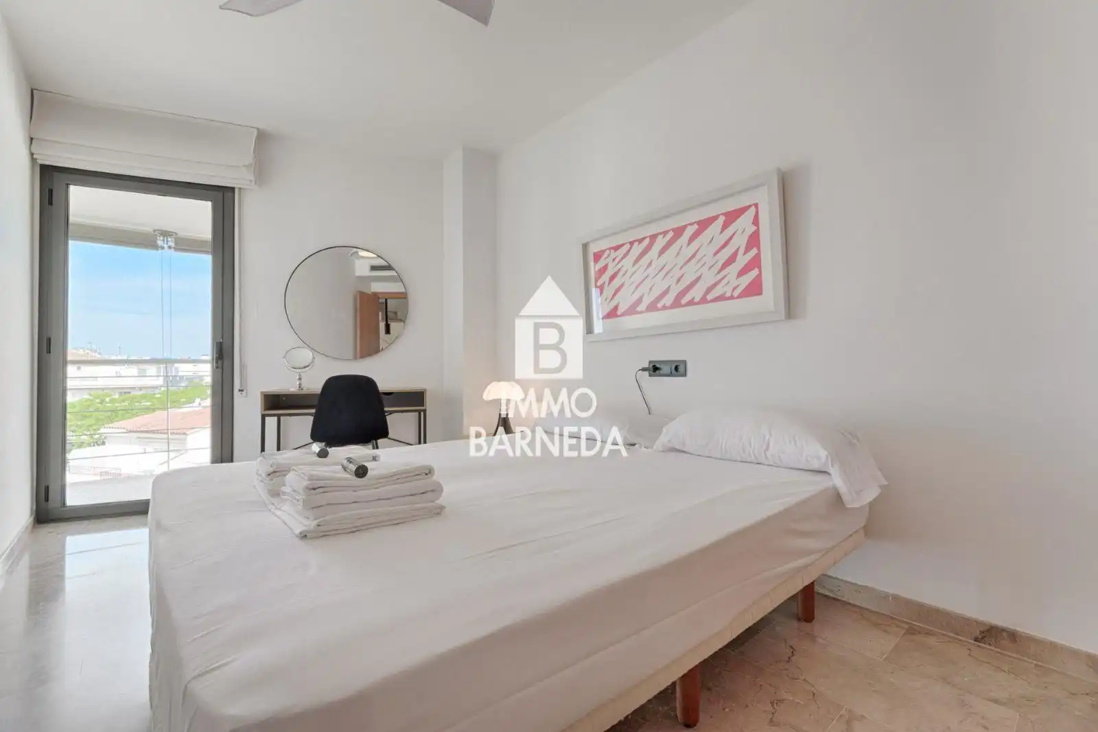 Bedroom of Flat for sale in Roses  with Air Conditioner, Heating and Terrace