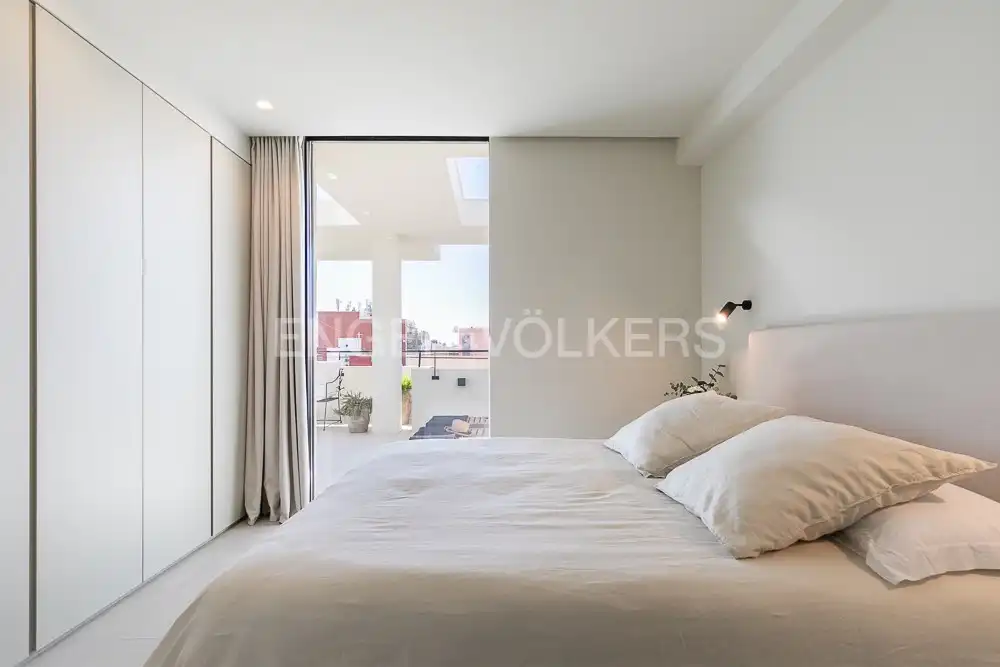 Bedroom of Attic for rent in Valencia  with Air Conditioner, Heating and Terrace