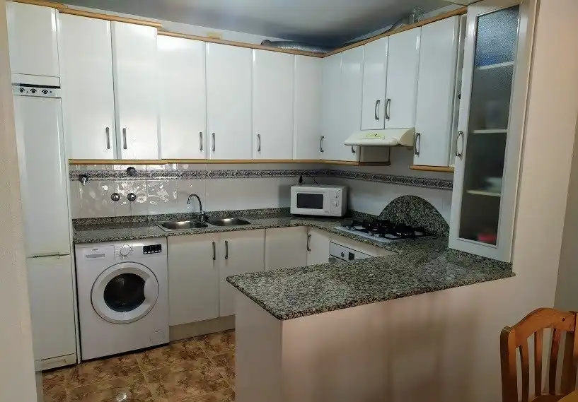 Kitchen of Flat for rent in Águilas  with Air Conditioner, Terrace and Furnished
