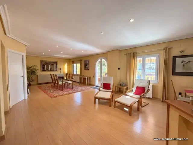 Living room of Detached homes for sale in Alboraya  with Air Conditioner, Parquet flooring and Terrace