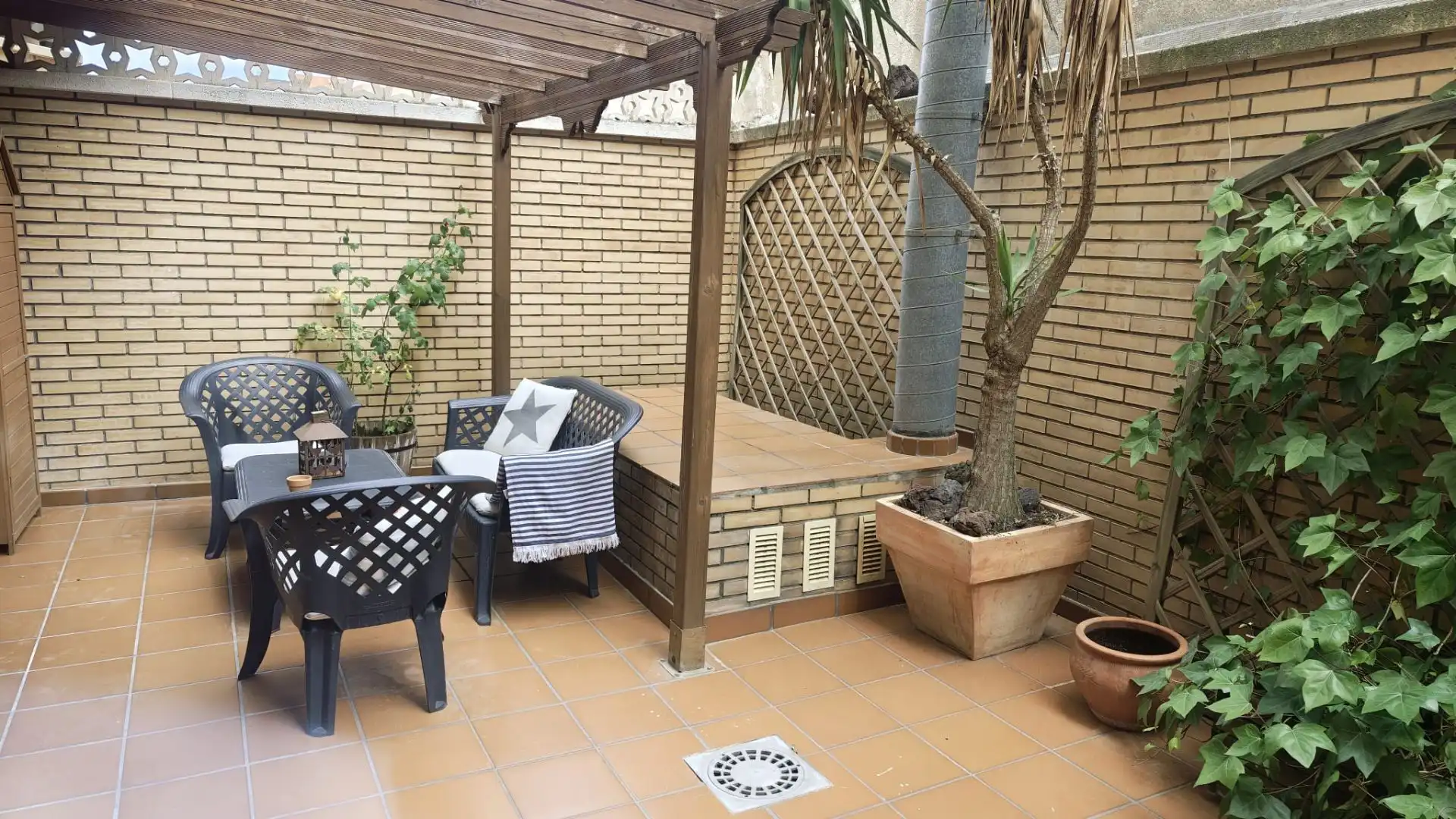 Terraza de Piso de alquiler en Puertollano con Aire acondicionado, Calefacción y Amueblado