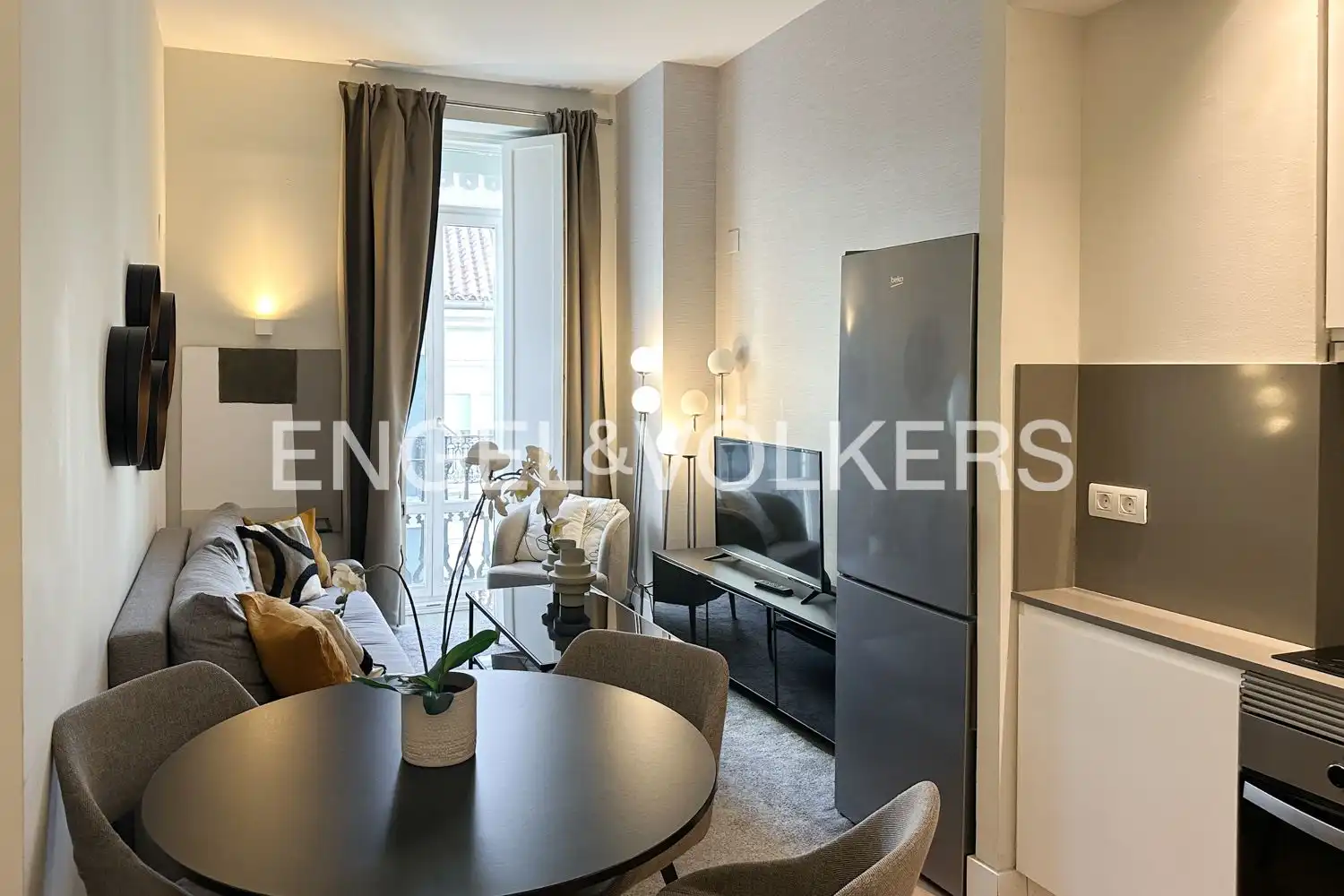 Sala de estar de Piso de alquiler en Valencia con Aire acondicionado, Calefacción y Jardín privado