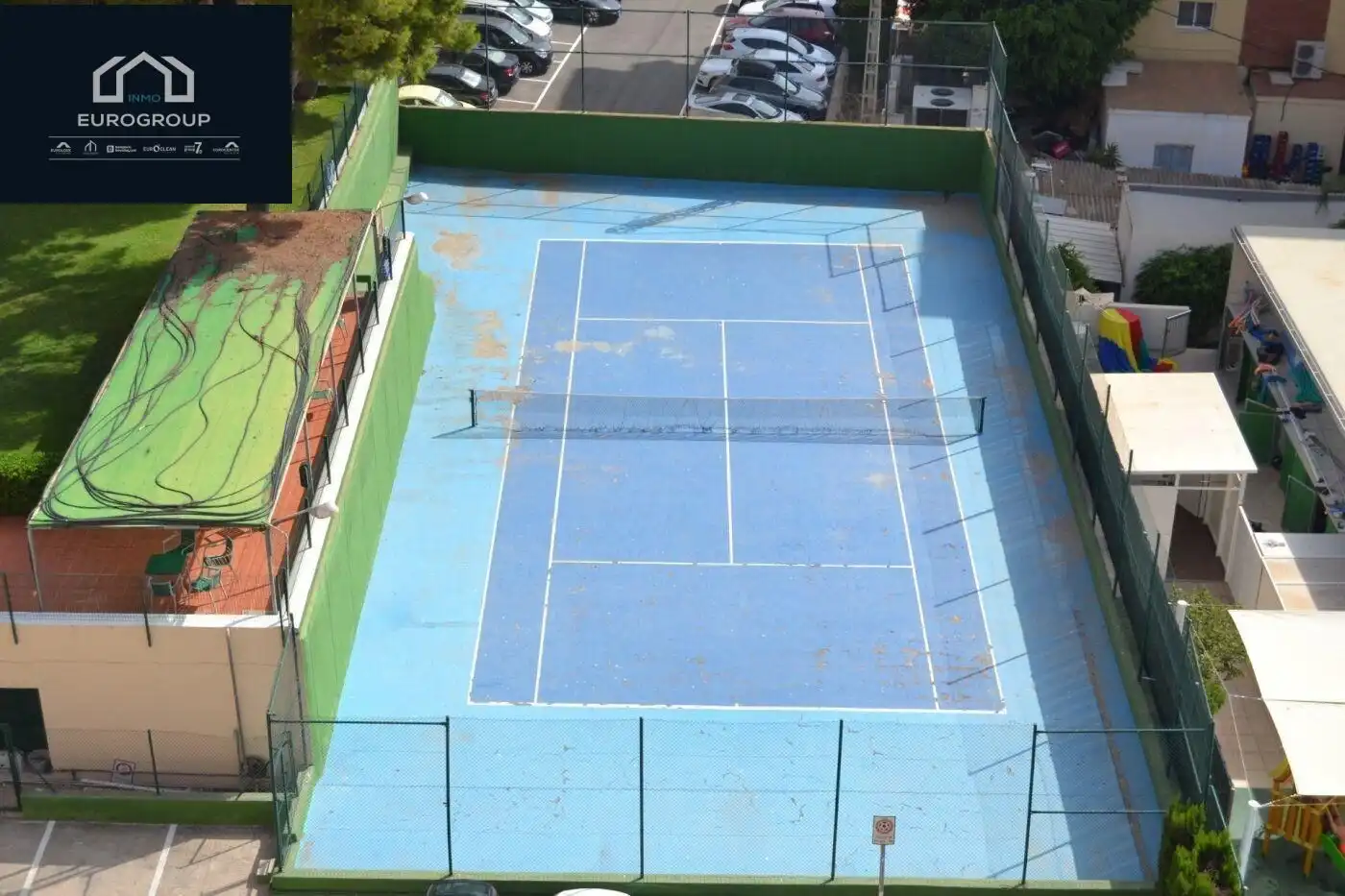 Parkplatz von Wohnungen zur Miete in Benidorm mit Privatgarten, Möbliert und Gemeinschaftspool