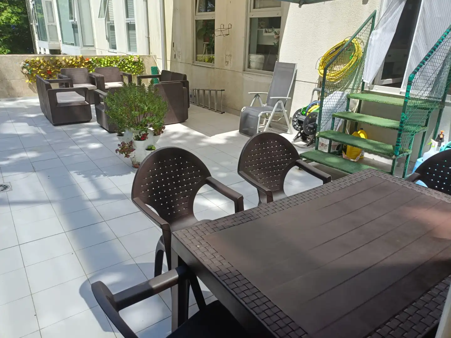 Terrasse von Wohnung zum Verkauf in Brión mit Heizung, Terrasse und Abstellraum
