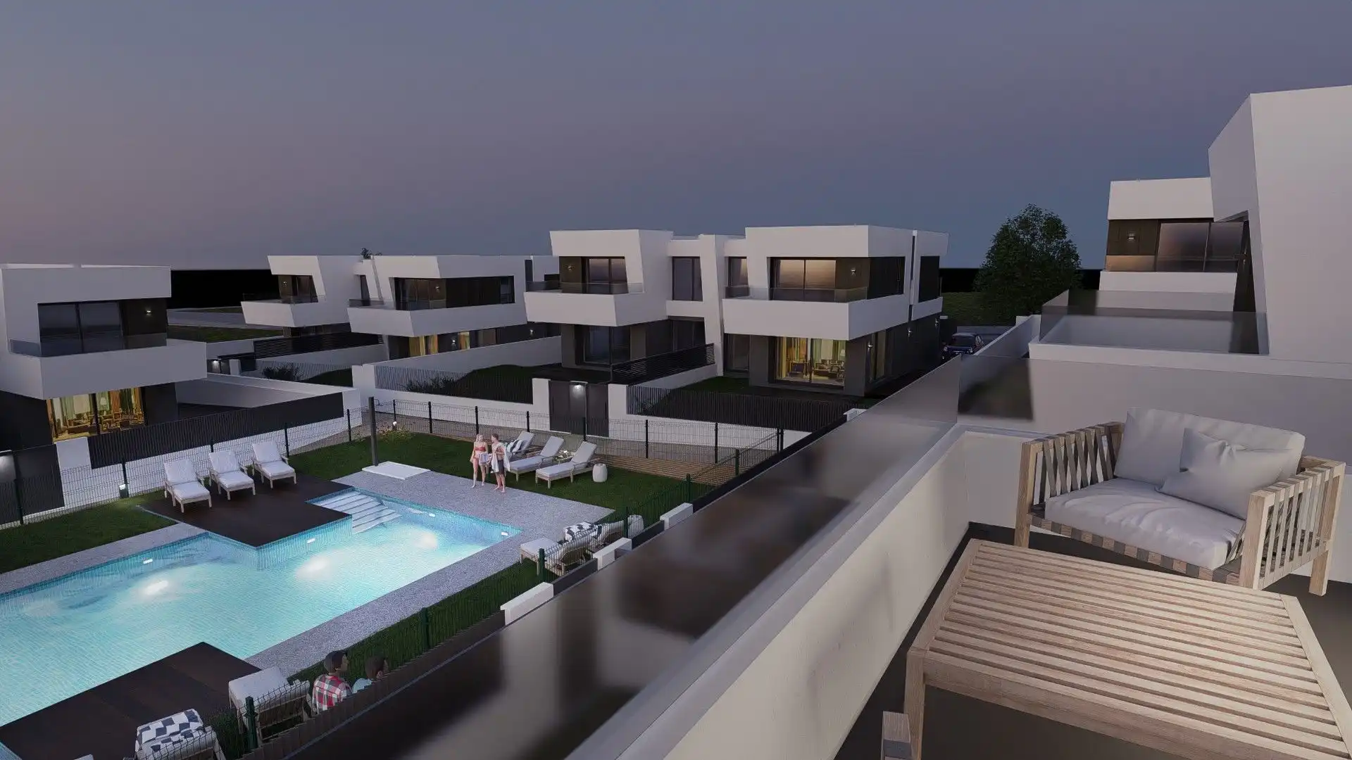 Reihenhaus mit Pool zum Verkauf in El Bosque, imagen 20