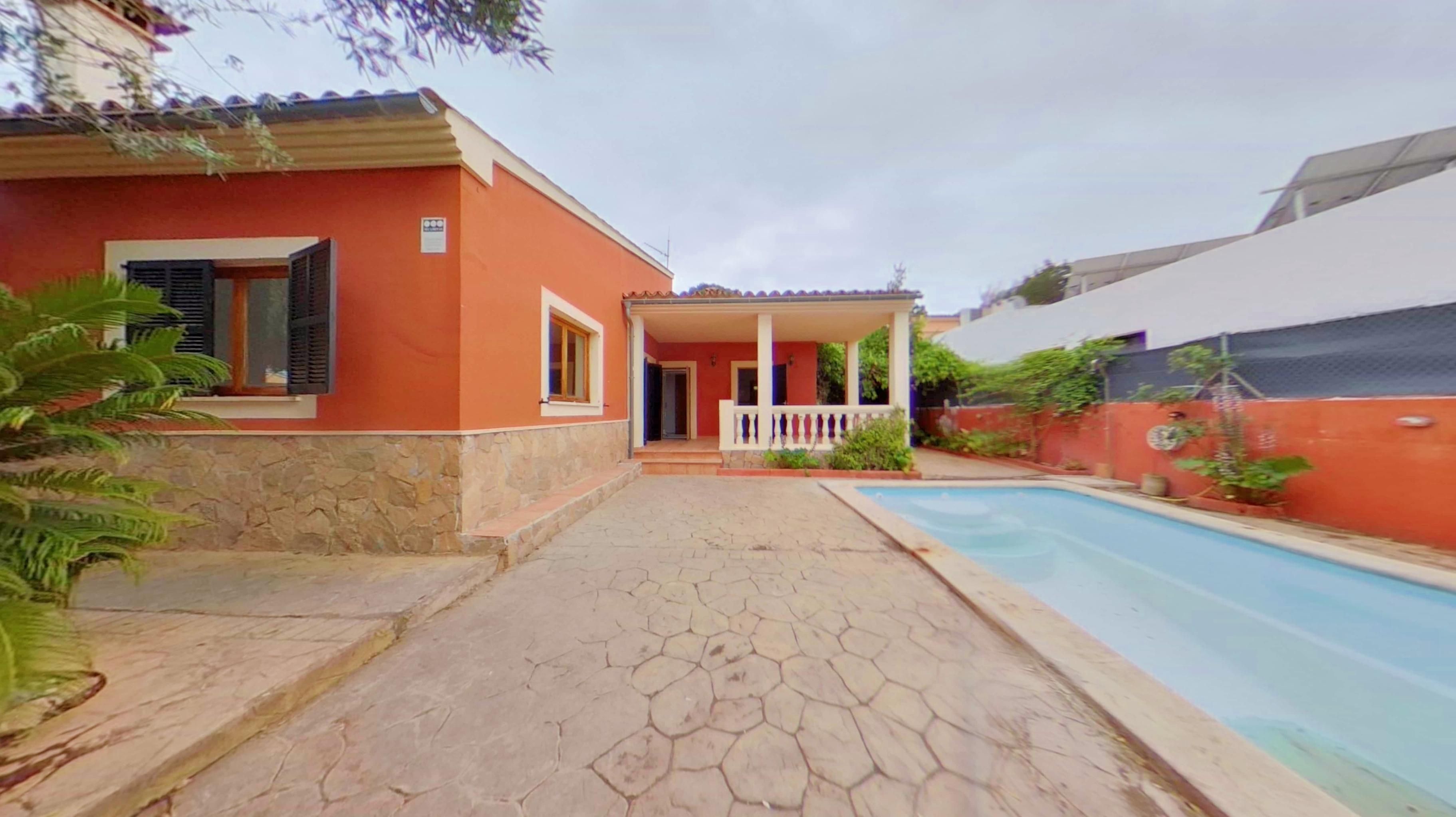Vista exterior de Casa adosada en venta en Marratxí con Terraza, Piscina y Horno