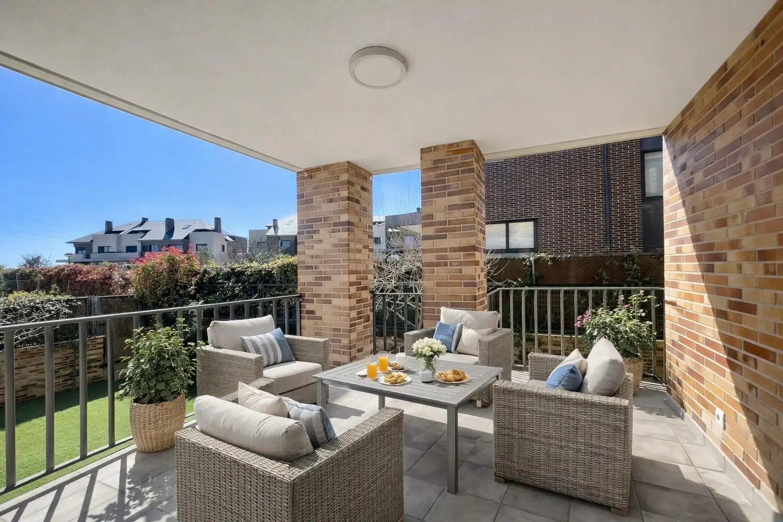 Terraza de Casa adosada de alquiler en Majadahonda con Aire acondicionado, Calefacción y Jardín privado