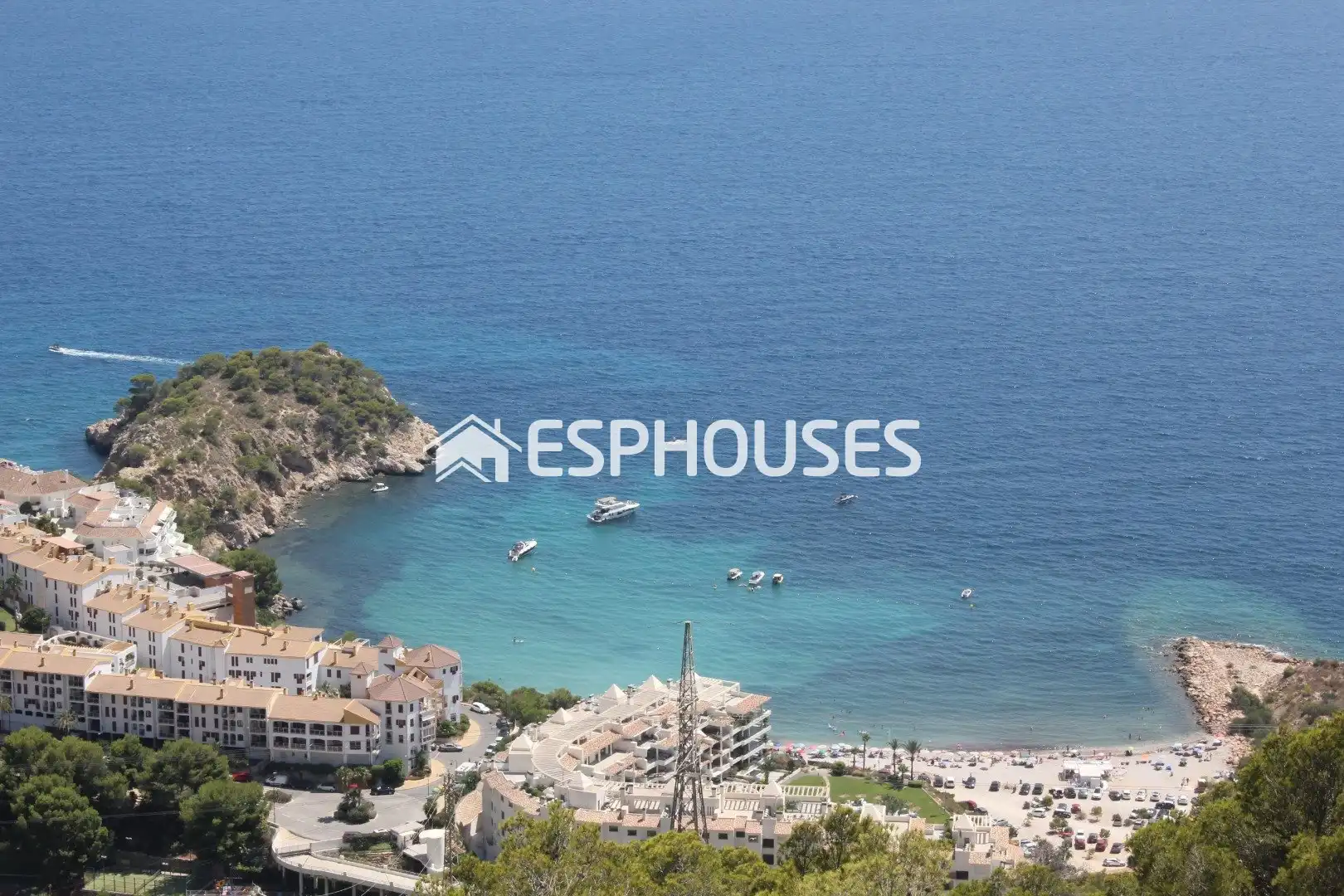 Exterior view of Houses for sale in Altea  with Air Conditioner, Swimming Pool and Furnished