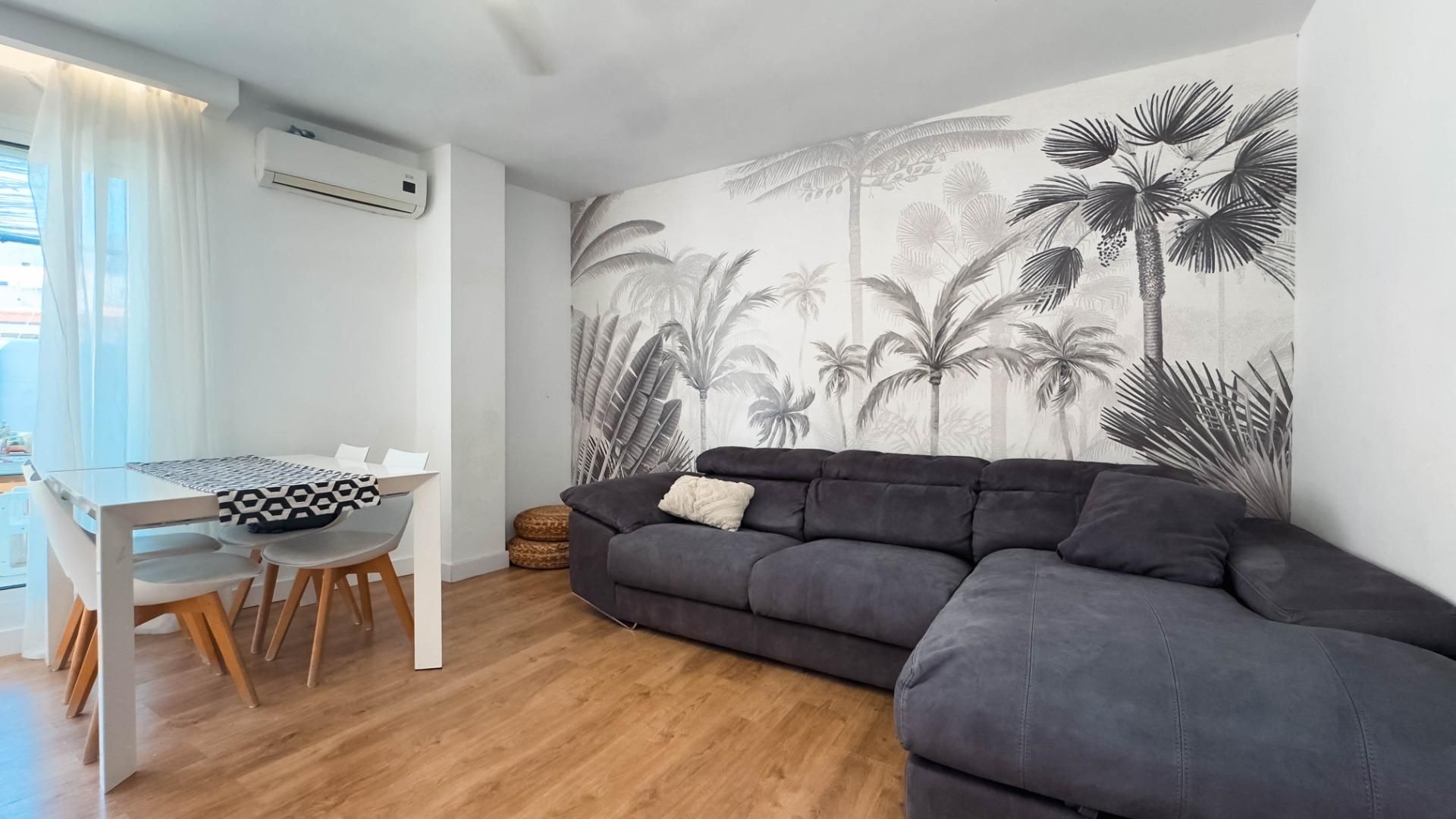 Sala de estar de Ático en venta en Dénia con Aire acondicionado, Terraza y Trastero