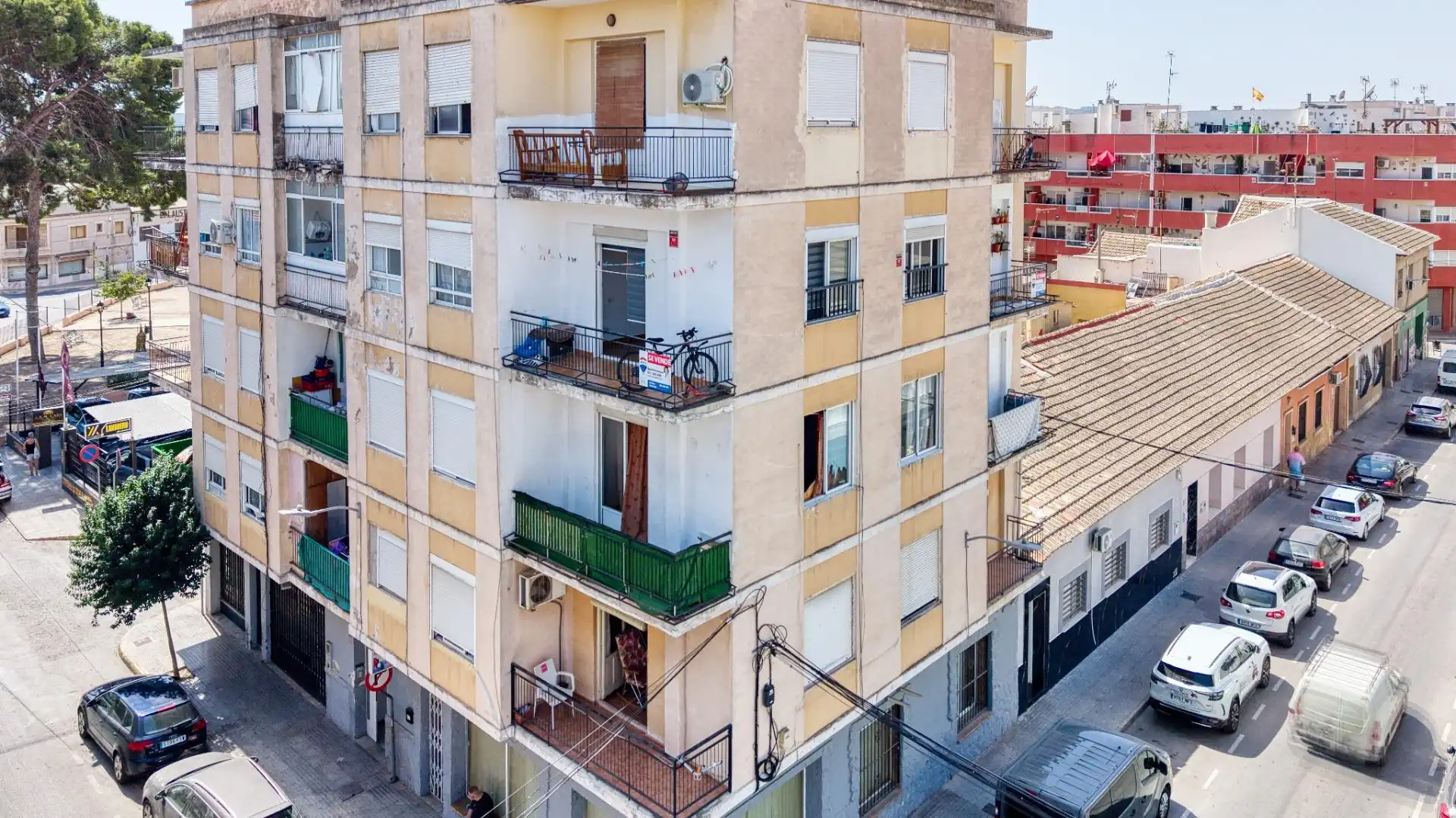Vista exterior de Piso en venta en Almoradí con Aire acondicionado, Amueblado y Balcón