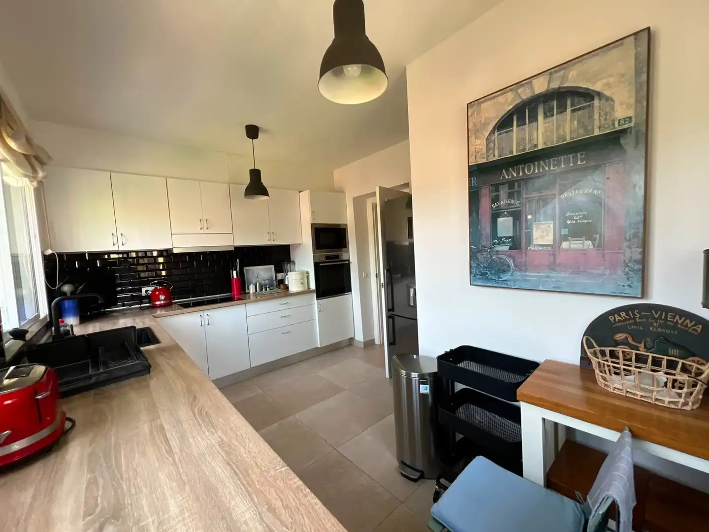 Cuina de Apartament de lloguer en Marbella amb Aire condicionat, Calefacció i Terrassa