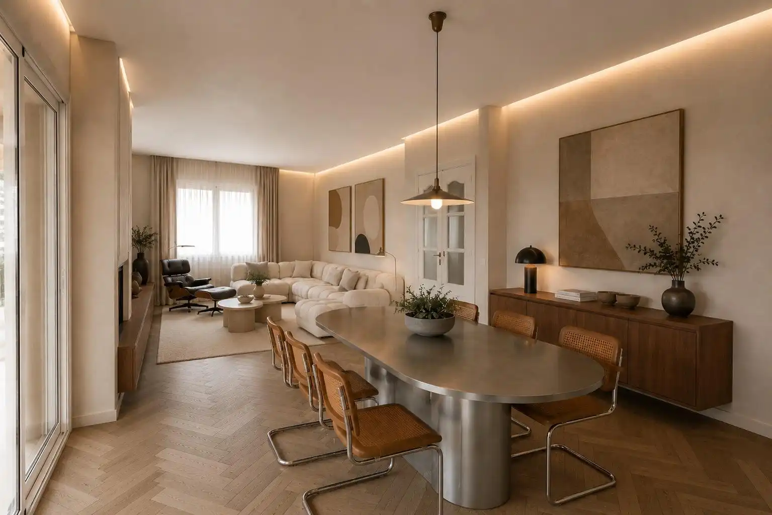 Living room of Houses for sale in Sant Just Desvern  with Air Conditioner, Heating and Private garden
