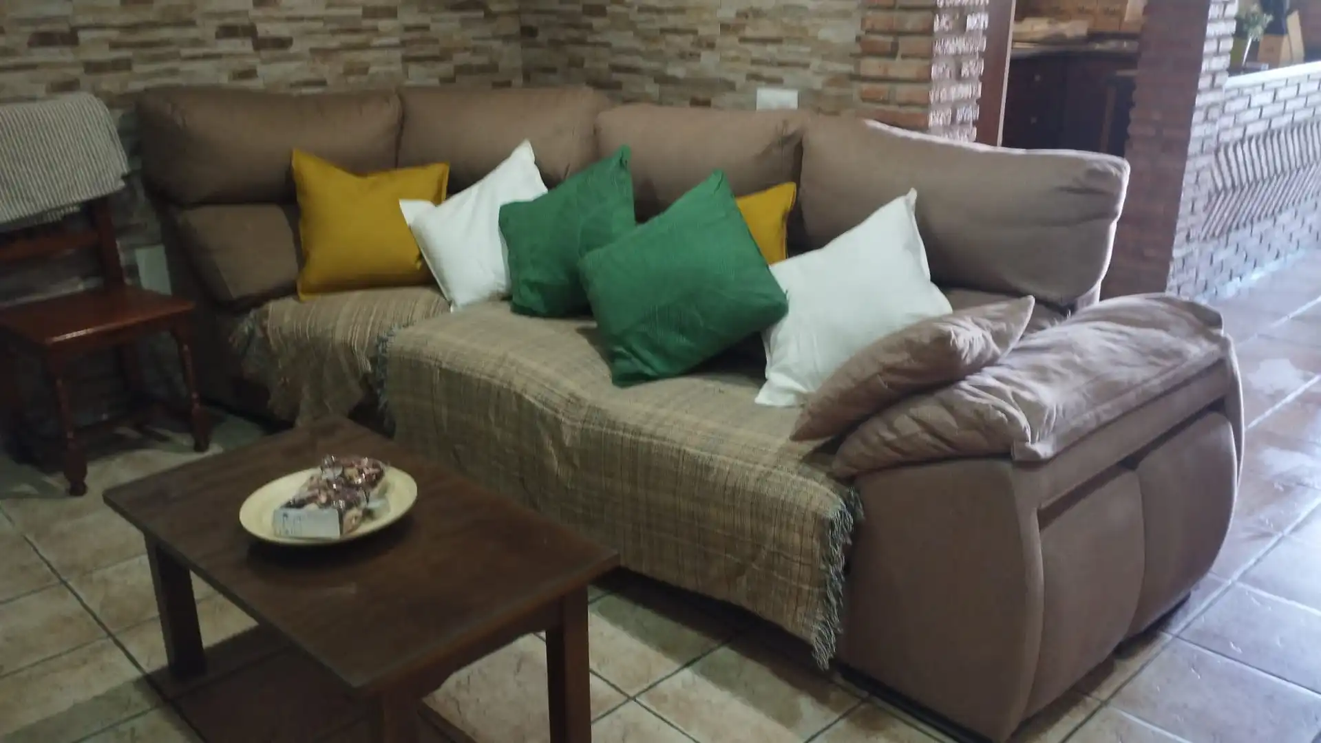Sala de estar de Casa o chalet de alquiler en Barbate con Aire acondicionado, Calefacción y Jardín privado