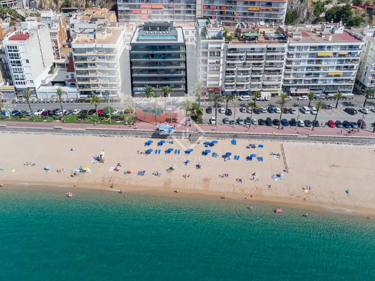 Parking of Flat for sale in Lloret de Mar  with Air Conditioner, Heating and Terrace